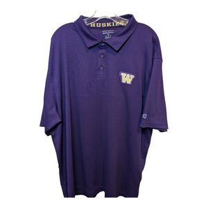 Champion University of Washington Huskies UW polo.  Men's 2XL.